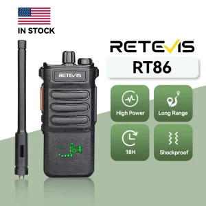Retevis RT86 10W Professional Two Way Long Range Walkie Talkie